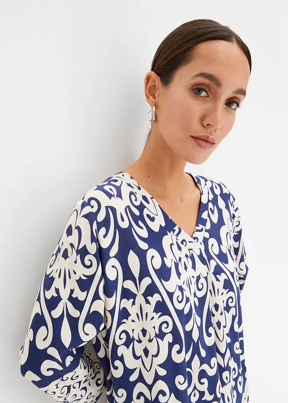 Tunika-Kleid aus fließender Viskose, bonprix