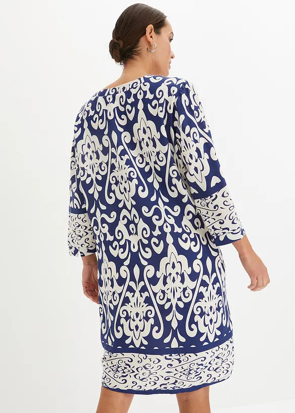 Tunika-Kleid aus fließender Viskose, bonprix