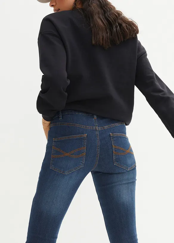 Jean skinny taille mi-haute, extensible, bonprix