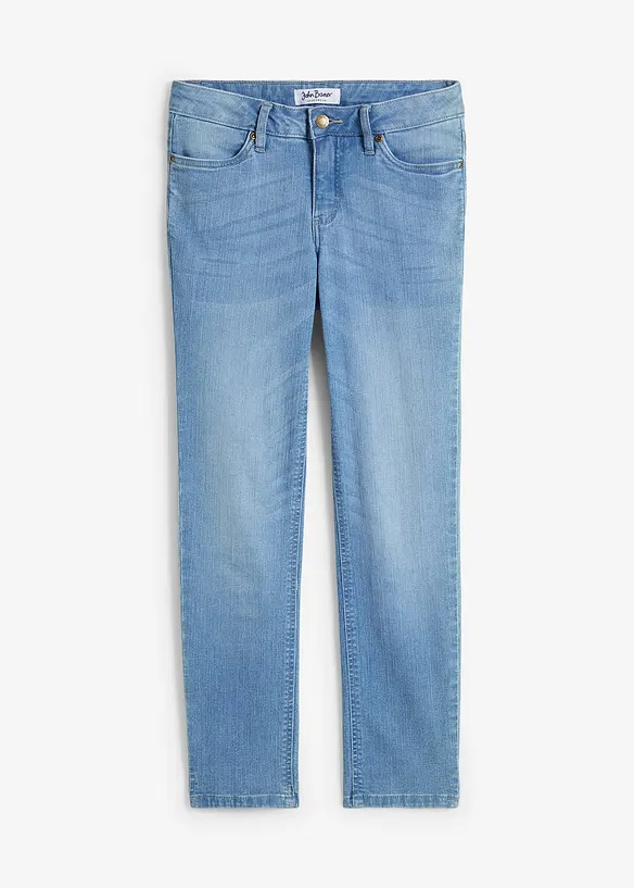Jean 7/8 extensible, bas fendu, bonprix