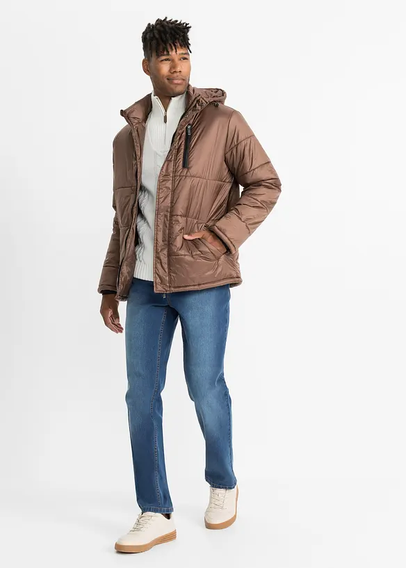 Pull camionneur en grosse maille torsadée, bonprix