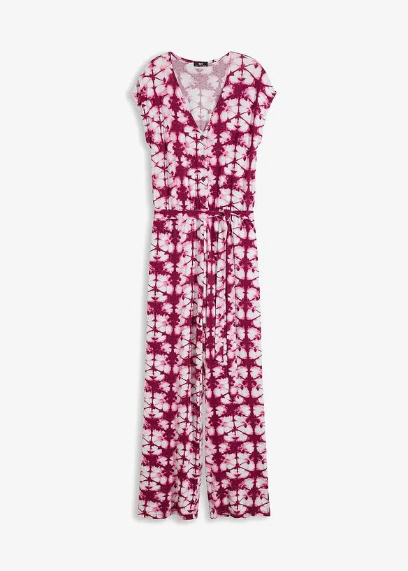 Jersey-Jumpsuit aus fließender Viskose, bonprix