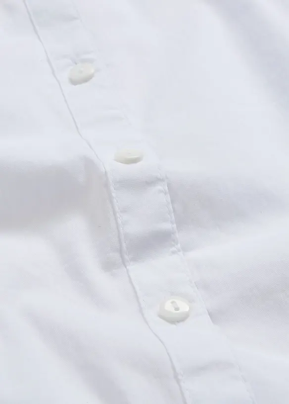 Chemisier manches courtes extensible en coton mélangé, bonprix