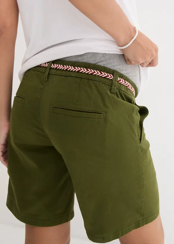 Short chino de grossesse avec ceinture, bpc bonprix collection