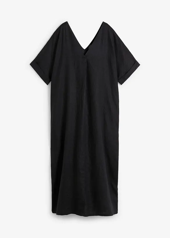Robe caftan 100 % lin, bonprix