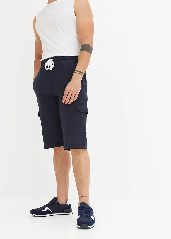 Bermuda cargo en molleton 100% coton, bonprix
