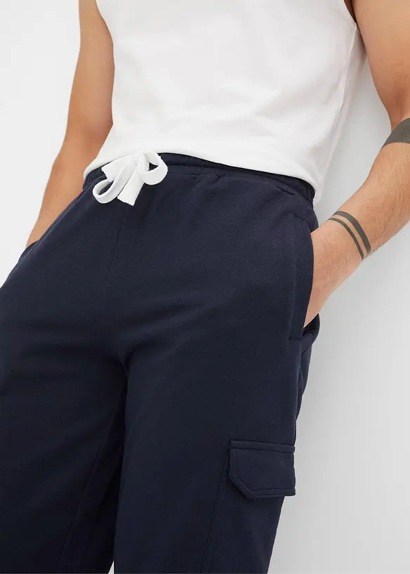 Bermuda cargo en molleton 100% coton, bonprix