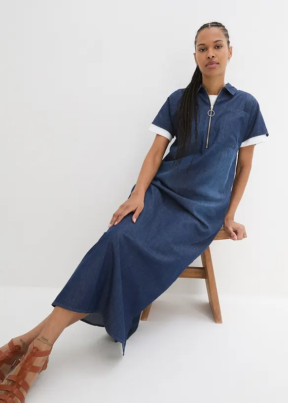 Maxi-Jeanskleid, bonprix