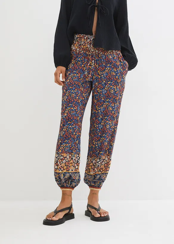 Schlupfhose aus fließender Viskose, bonprix