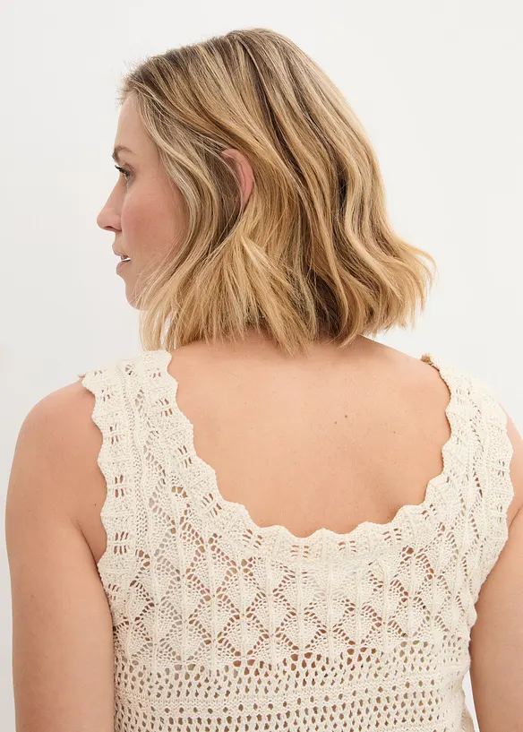 Stricktop aus Baumwolle, bonprix