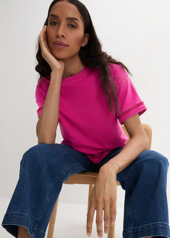Shirt mit Ärmeldetail, bonprix