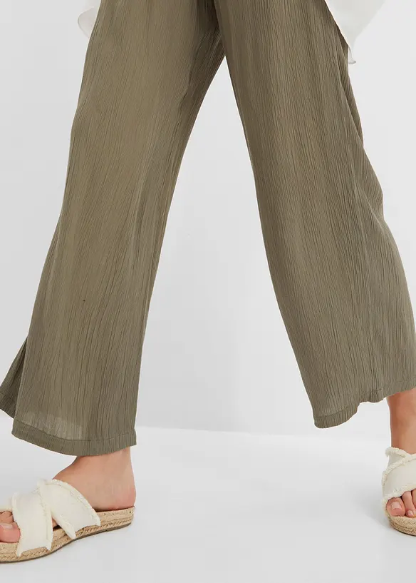 Palazzo-Hose aus softer Viskose, bonprix