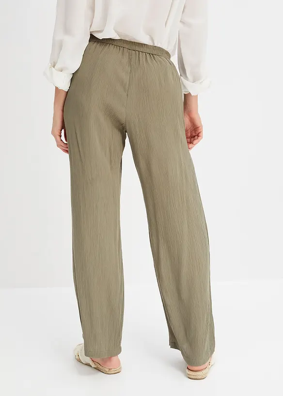 Palazzo-Hose aus softer Viskose, bonprix