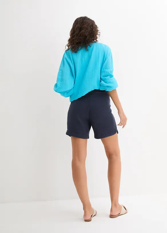 Short de grossesse en gaze 100% coton, bonprix