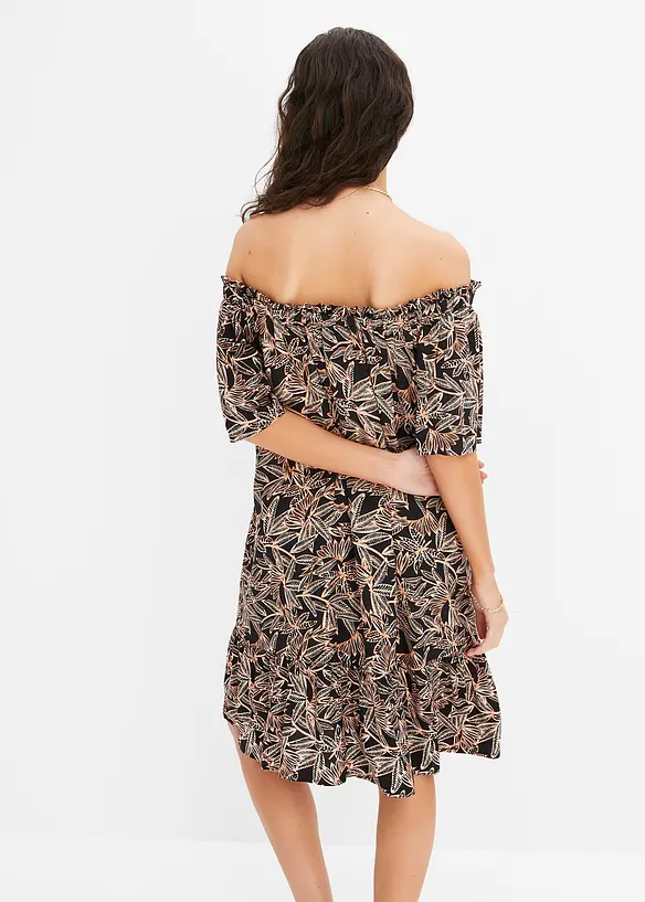 Robe col bardot, bonprix