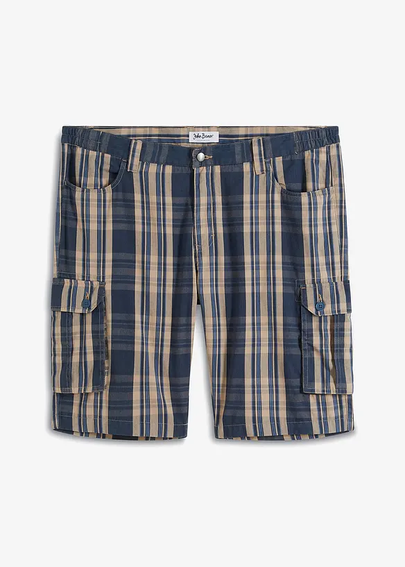 Bermuda cargo avec ceinture élastiquée, Loose Fit, John Baner JEANSWEAR