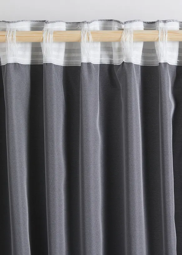 Rideau jacquard (1 pce), bonprix