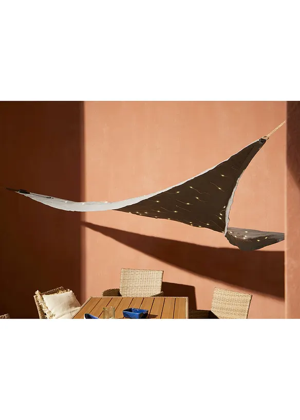 Voile d’ombrage LED solaire, bonprix