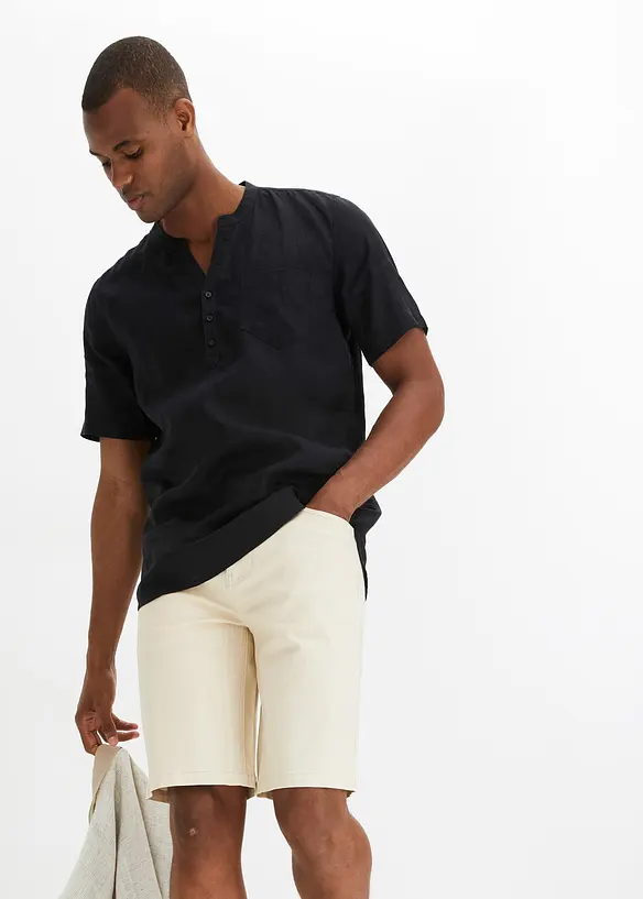 Bermuda en jean extensible, Classic Fit, bonprix
