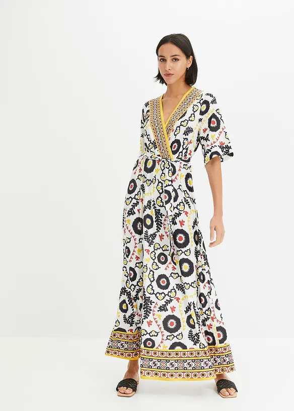 Robe en jersey avec lien à nouer, bonprix