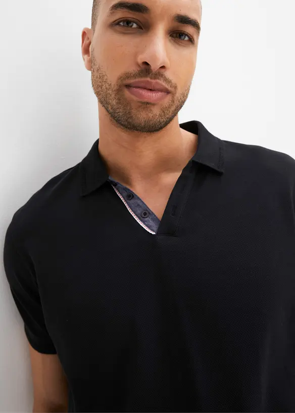 Polo en piqué de coton, bonprix