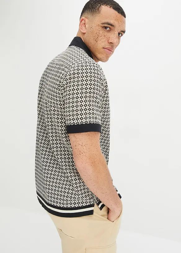 Chemise manches courtes en lin majoritaire, bonprix