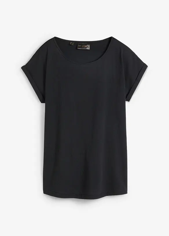 Shirt mit Seidenanteil, bonprix