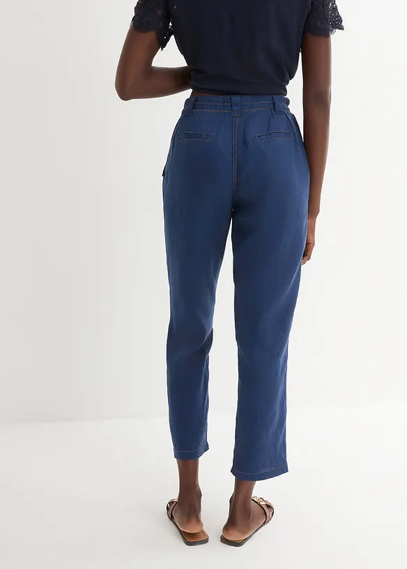 Pantalon 100 % lin, bonprix