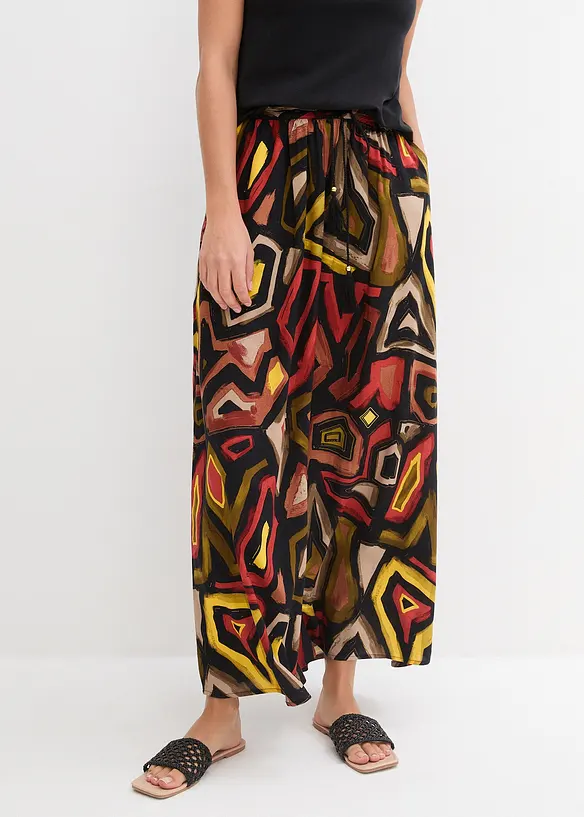 Jupe longue en viscose fluide, bonprix