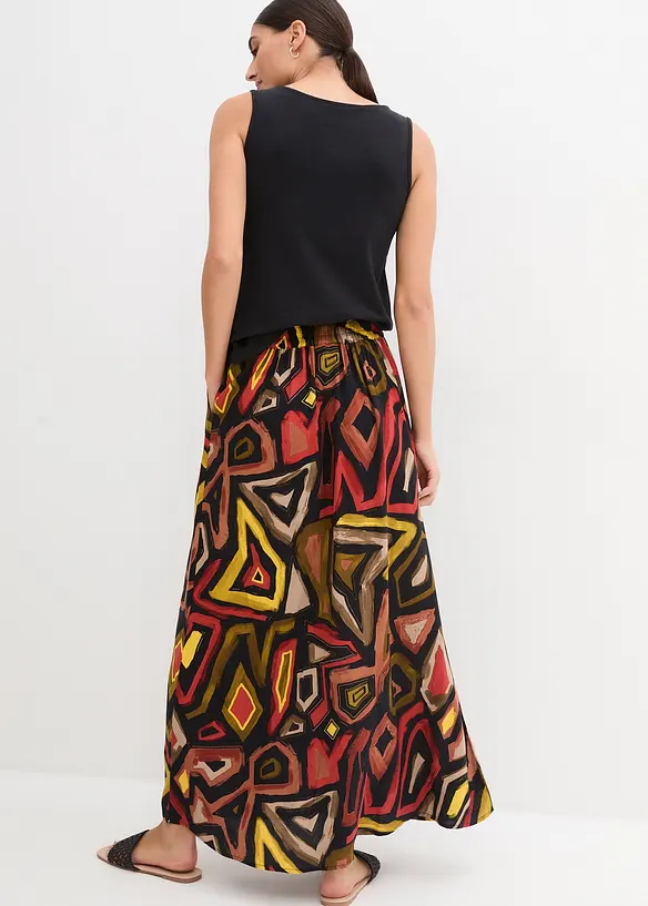 Jupe longue en viscose fluide, bonprix