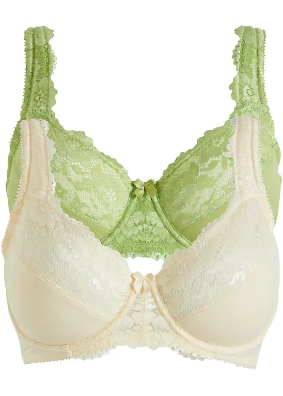 Minimizer-BH mit gepolsterten Trägern (2er Pack), bonprix