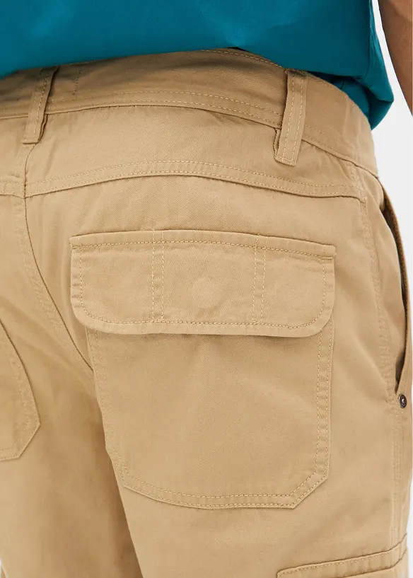 Bermuda cargo 100% coton, Regular, bonprix