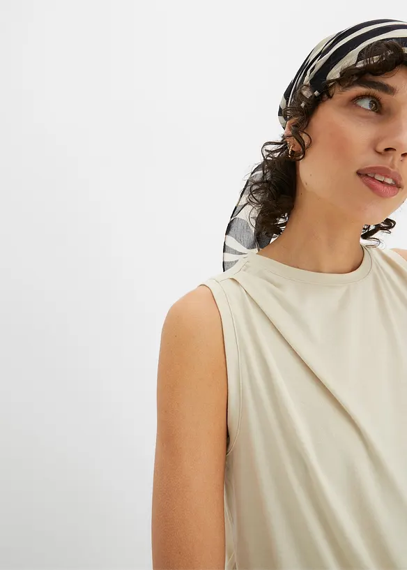 Shirt mit Drapierung, bonprix