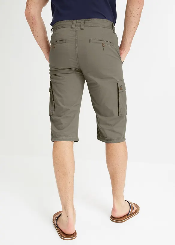 Bermuda cargo 100% coton, Regular, bonprix