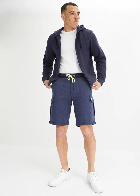 Kapuzen-Sweatjacke mit Reißverschluss, bonprix