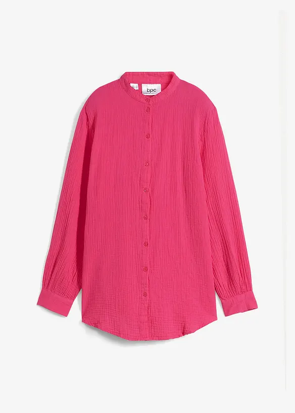 Chemisier long en gaze de coton, bonprix