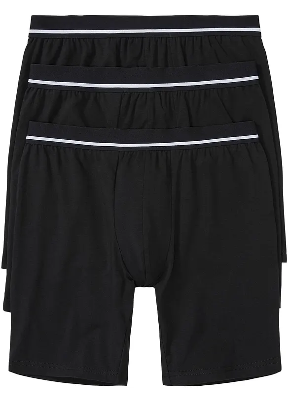 Lot de 3 boxers longs, bonprix