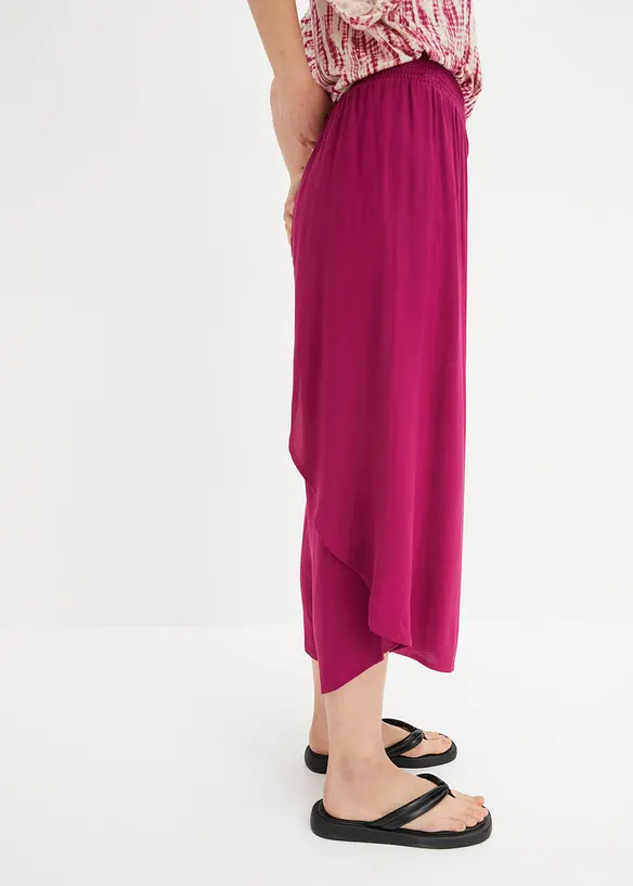 Jupe-culotte longueur mollet en viscose, bonprix
