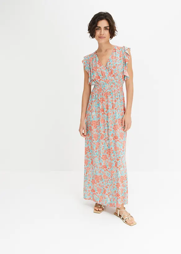 Robe longue imprimée, bonprix
