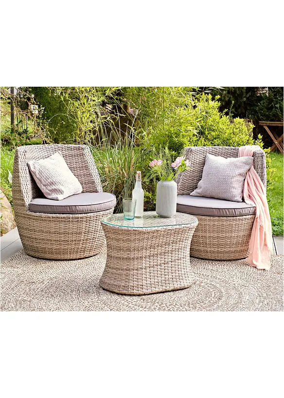 In- und Outdoor Teppich mit rundem Motiv, bonprix