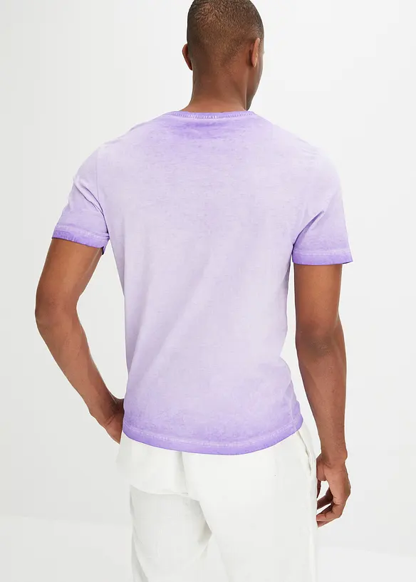 T-shirt aspect délavé 100% coton, bonprix