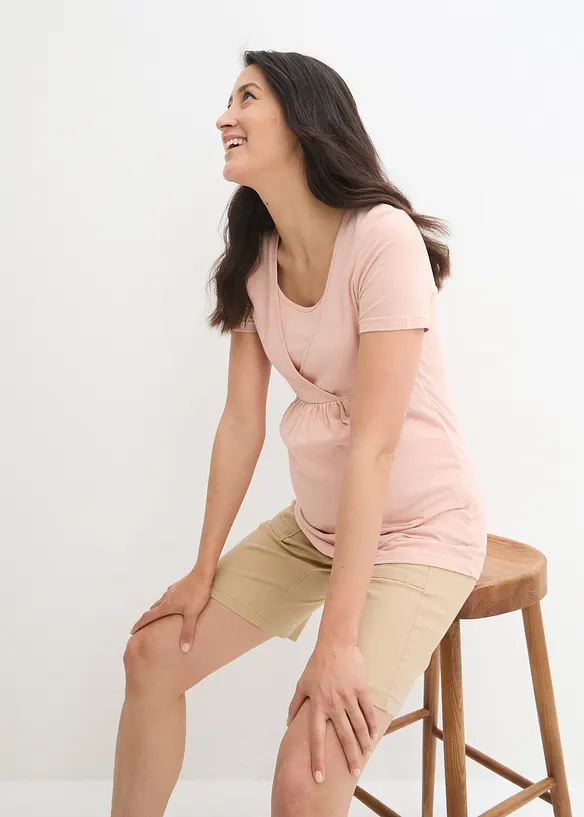 Bermuda de grossesse en jean stretch, bpc bonprix collection