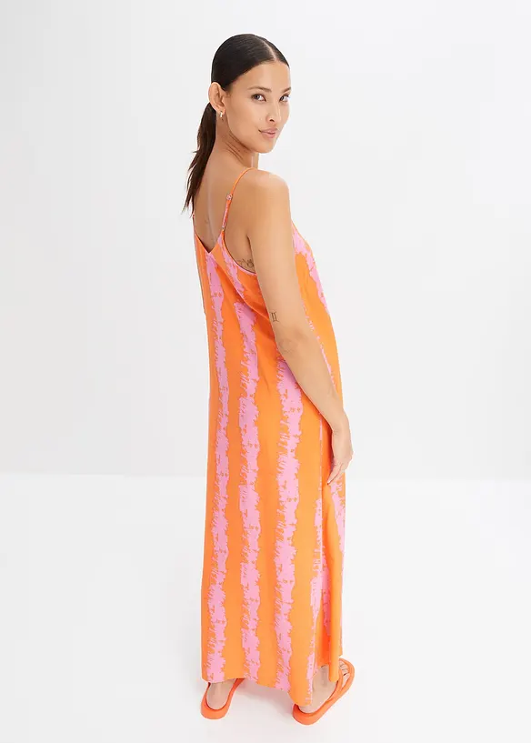Trägerkleid aus fließender Viskose, bonprix