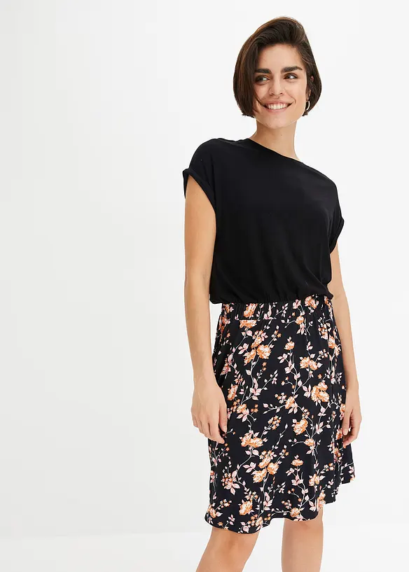 Jerseykleid aus Viskose-Mix, bonprix
