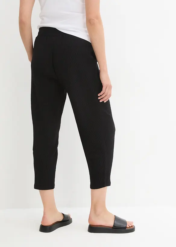 Jersey-Hose aus Strukturmaterial, bonprix
