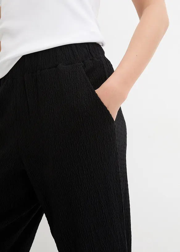 Jersey-Hose aus Strukturmaterial, bonprix