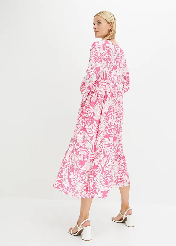 Robe-tunique imprimée en viscose fluide, bonprix