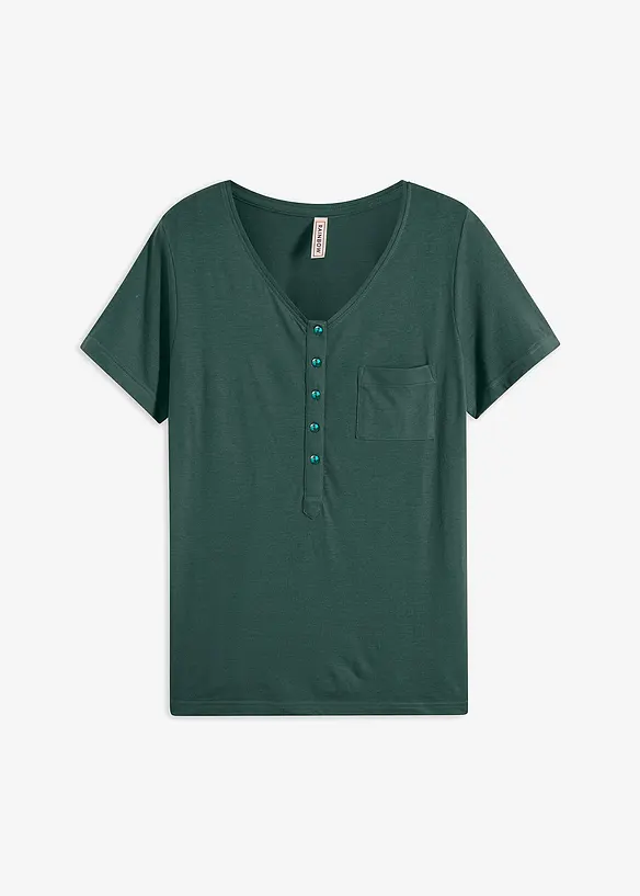T-Shirt aus Baumwoll-Viskose-Mix, bonprix