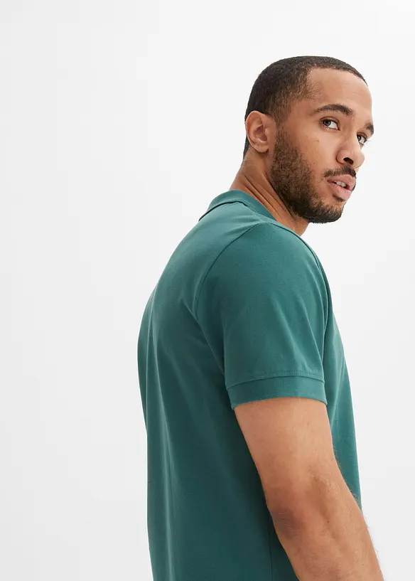 Polo en maille piquée 100% coton, bonprix