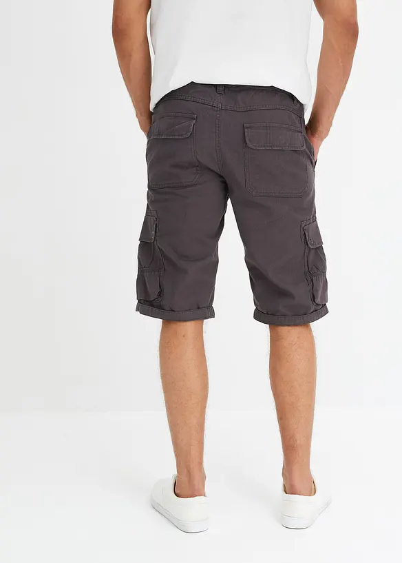 Bermuda cargo 100% coton, Regular, bonprix